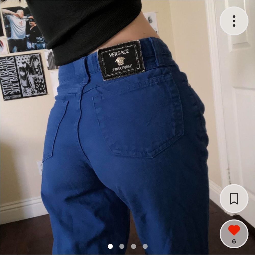 Versace Jeans High Waisted Straight Leg size 26